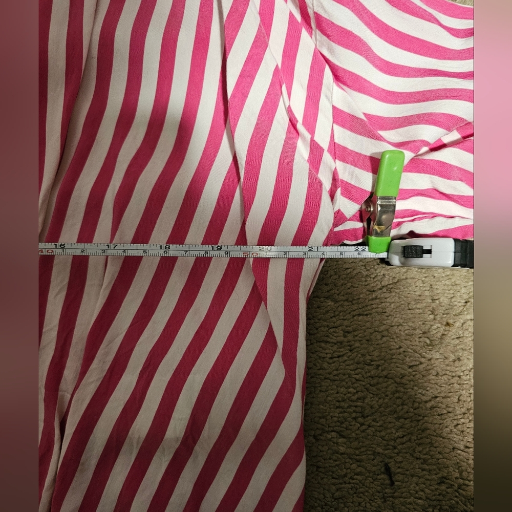 Imperial - made in Italy, size S, oversized, pink and white striped top - Picture 6 of 6